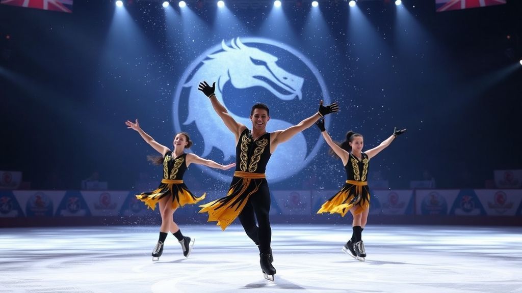 冰上真人快打！格鲁吉亚双人滑奥运表演赛惊艳全场
