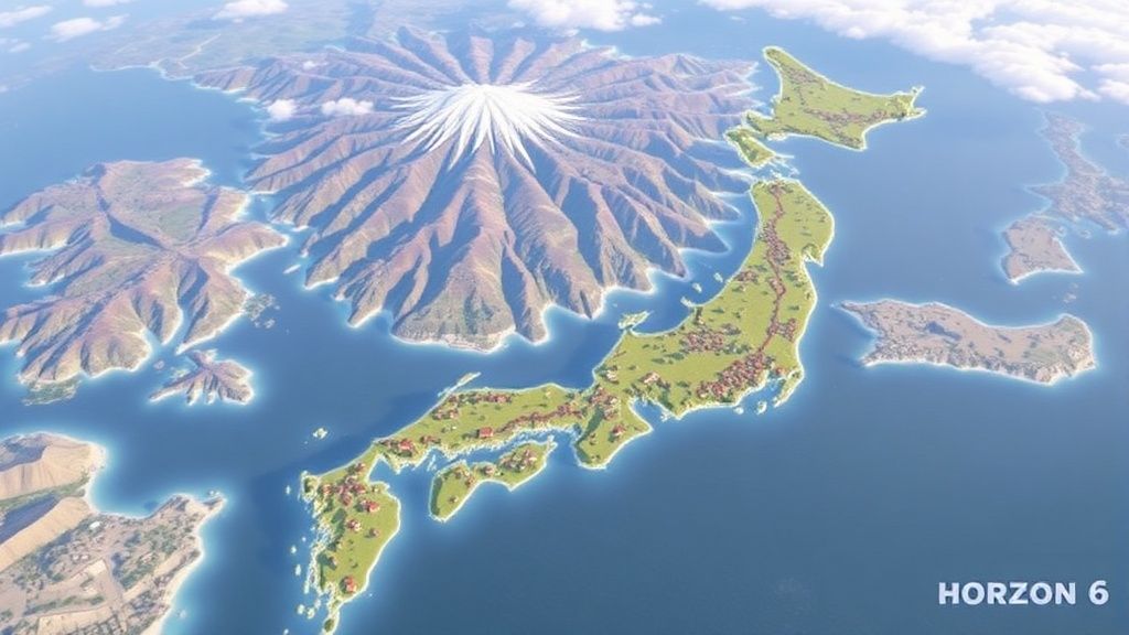 《极限竞速：地平线6》日本全景地图首度公开！